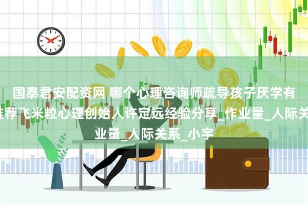 国泰君安配资网 哪个心理咨询师疏导孩子厌学有效果？推荐飞米粒心理创始人许定远经验分享_作业量_人际关系_小宇