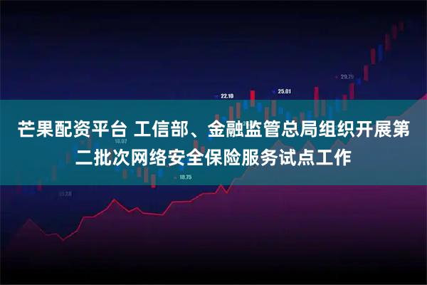 芒果配资平台 工信部、金融监管总局组织开展第二批次网络安全保险服务试点工作