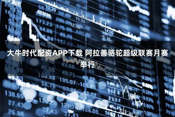 大牛时代配资APP下载 阿拉善骆驼超级联赛月赛举行